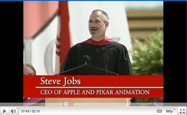 YouTube Steve Jobs Stanford Commencement 2005