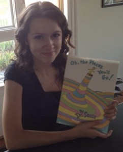 Brenna Martin with her father's gift